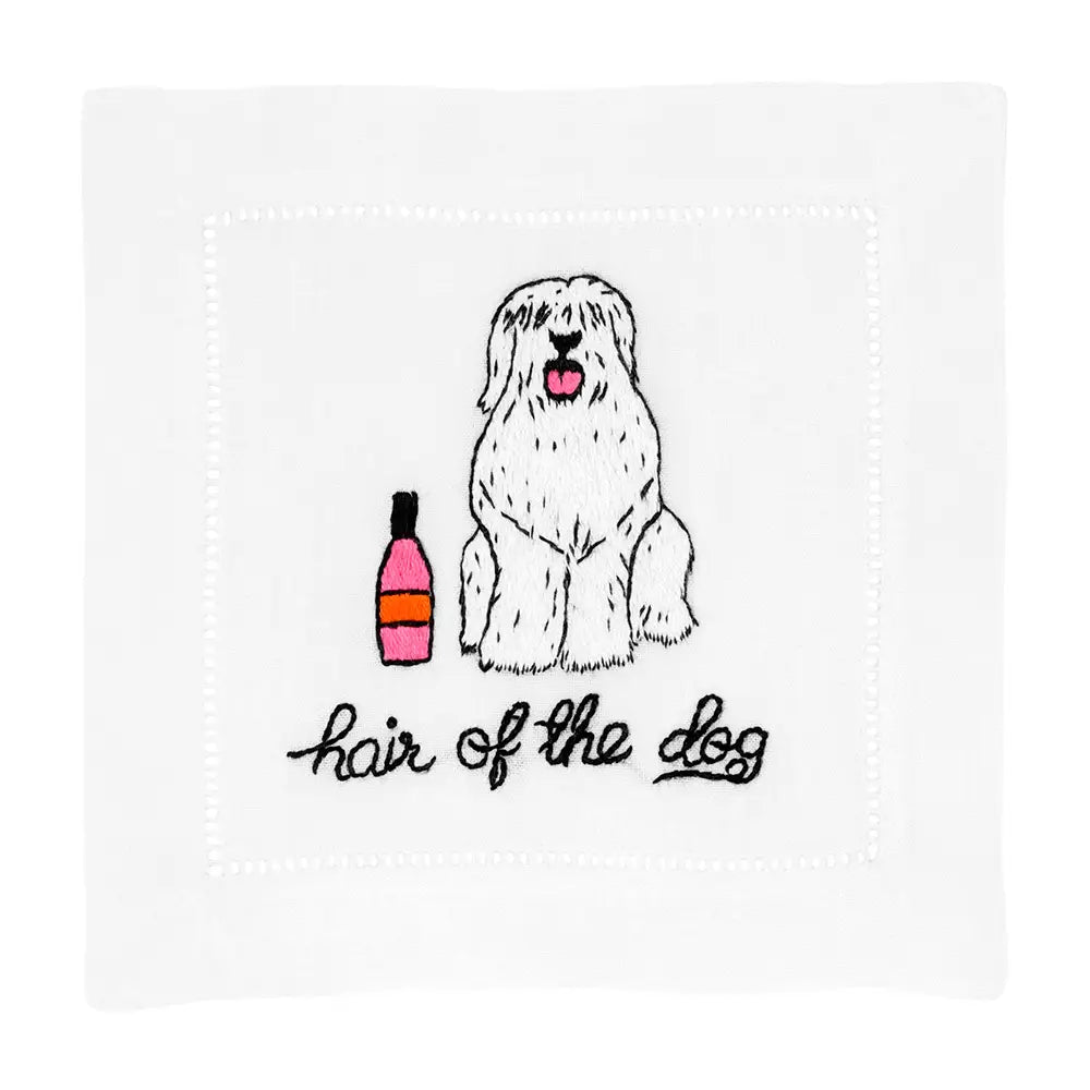 Hair of the Dog Cocktail Napkin (Set of 4)