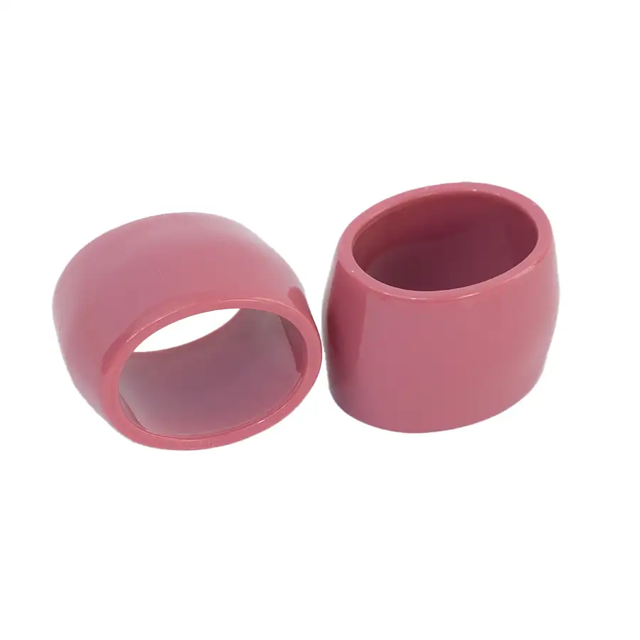 Vintage Pink Napkin Rings (Set of 10)