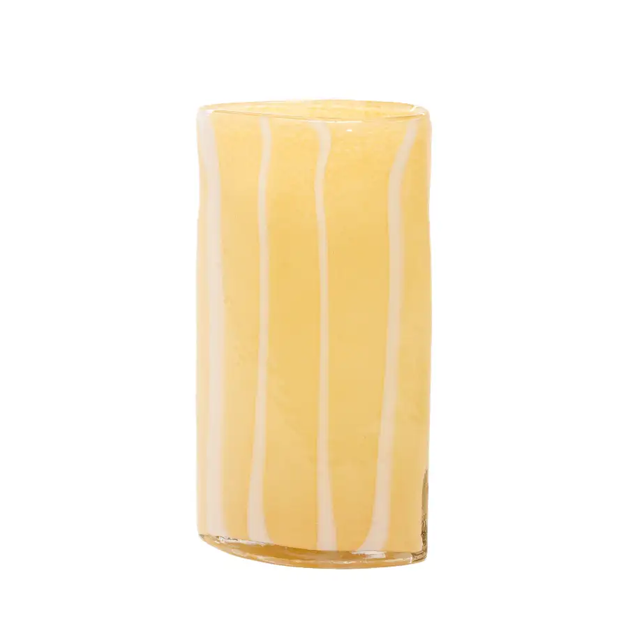 Yellow Stripe Vase