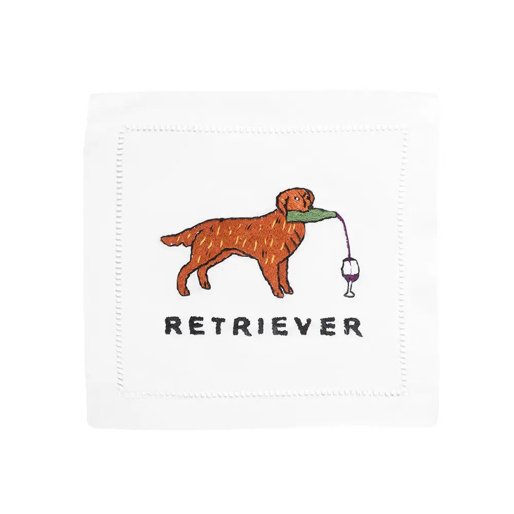 Golden Retriever Cocktail Napkin (Set of 4)